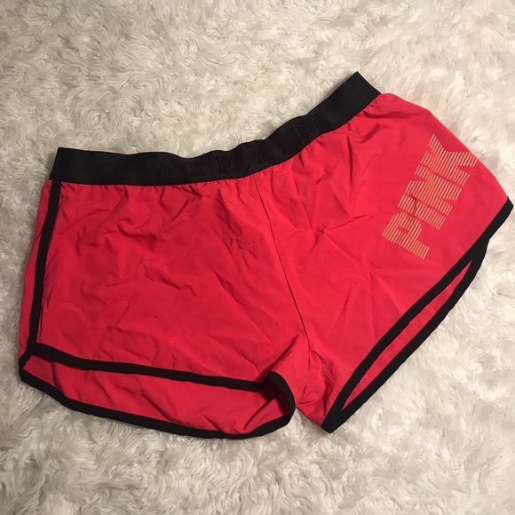 Pink Victoria S Secret Shorts Vs Pink Hot Pink Campus Short Logo